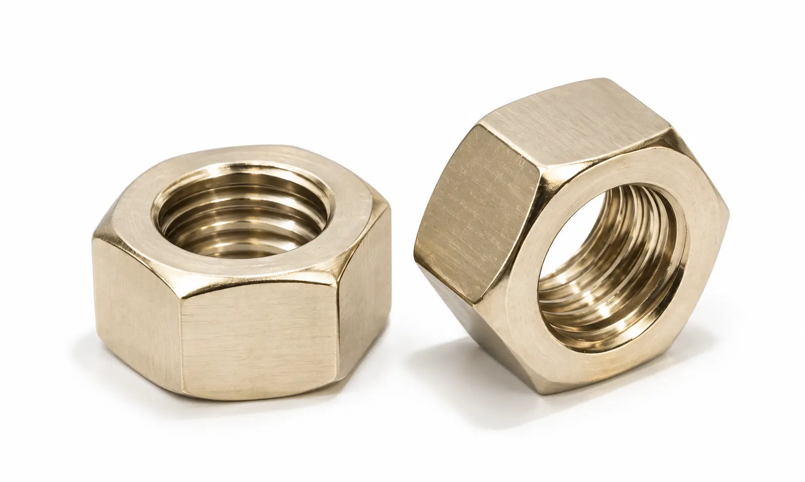 Nickel Silver C74500 Hex Nuts